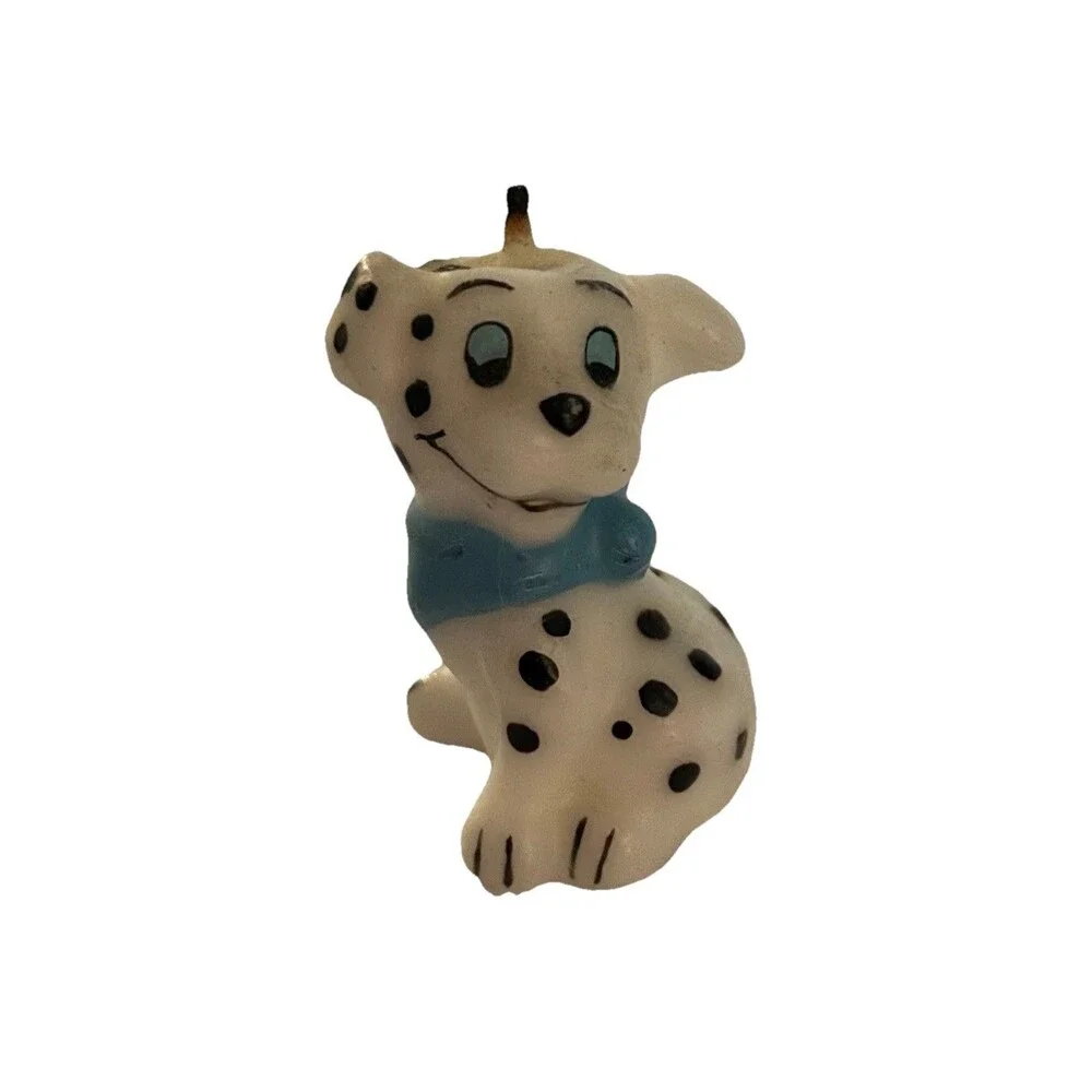 Dalmation Puppy Candles Cake Decor Dalmation Dog Set of 4